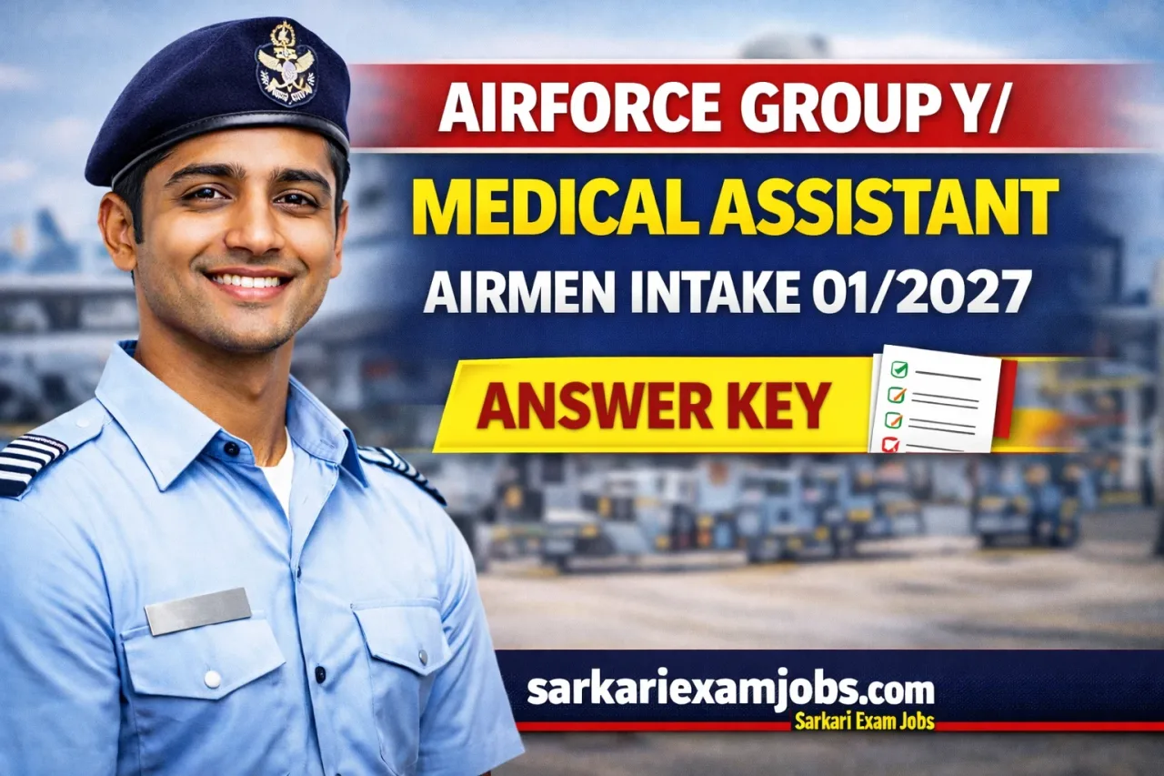 Airforce Group Y/ Medical Assistant Airmen Intake 01/2027 Answer Key – Out