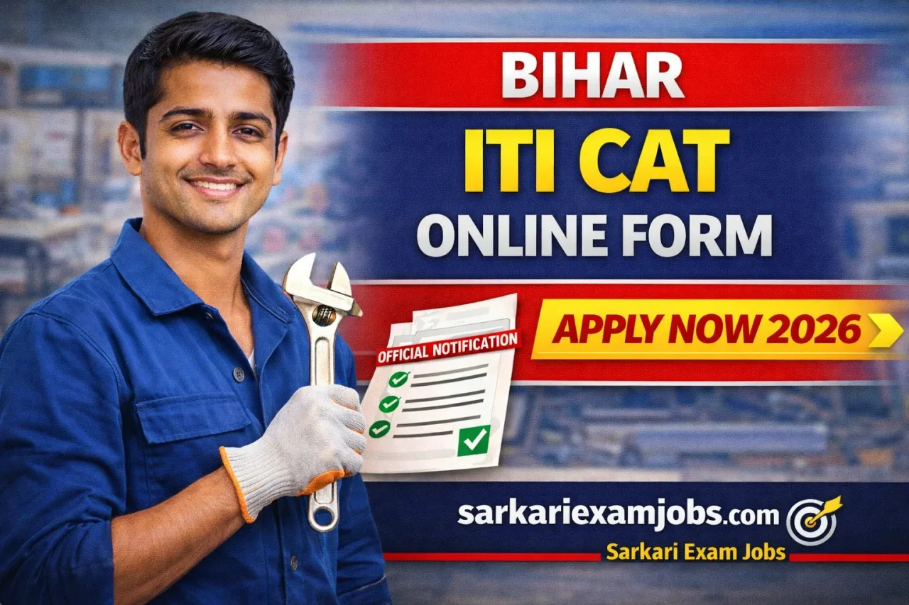 Bihar ITI CAT Online Form 2026 – Start