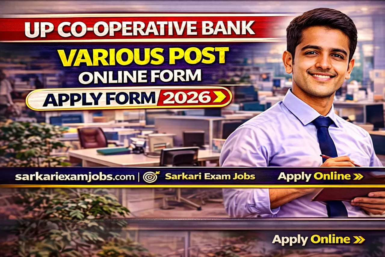 UP Co-operative Bank Various Post Recruitment 2026