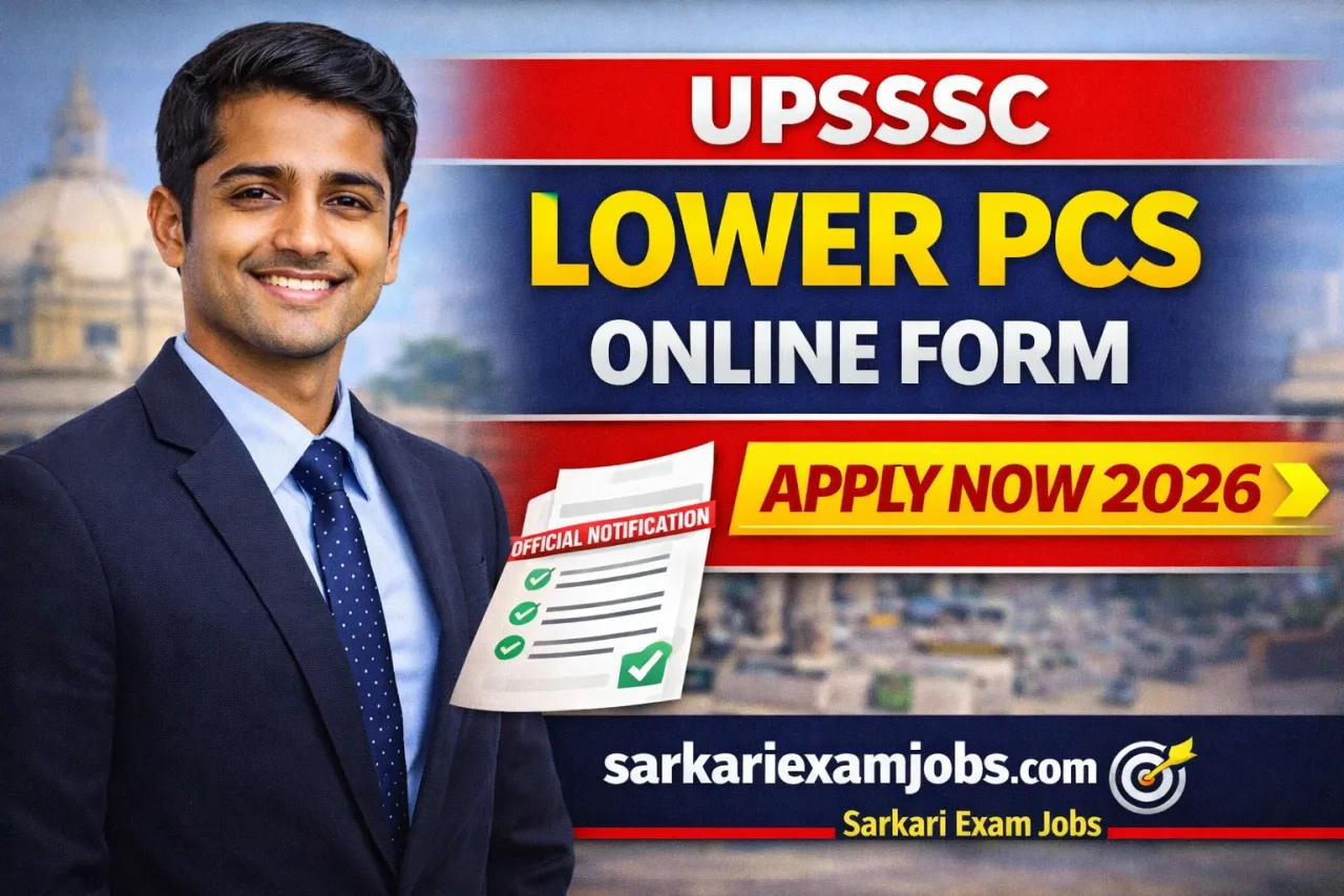 UPSSSC Lower PCS Recruitment 2026